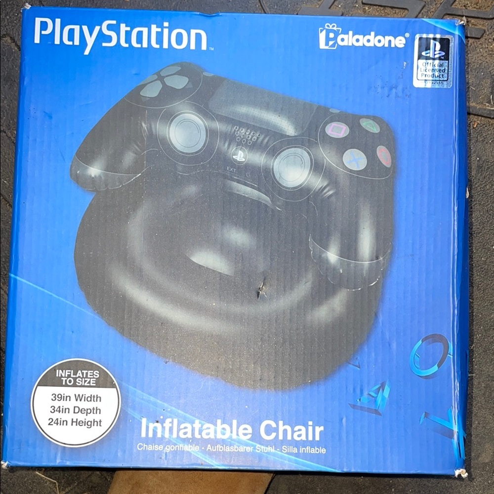 Paladone Inflatable PlayStation Chair - Black